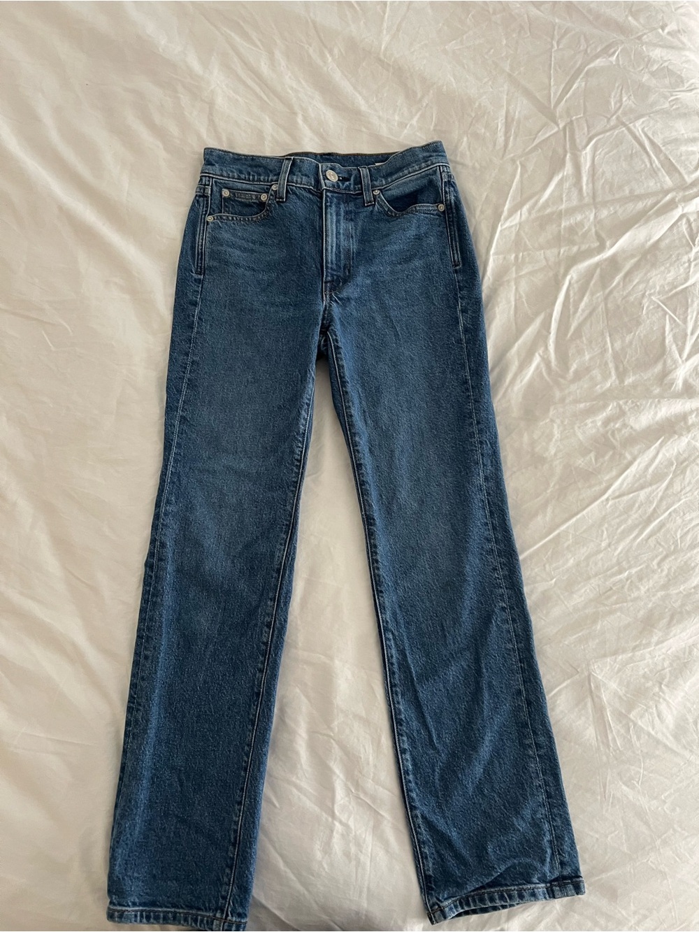 AYR - The LaLa Classic Straight-Leg Dark Blue Jeans - 25S